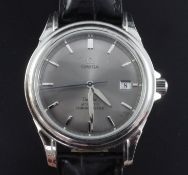 A gentleman's 2006 stainless steel Omega De Ville Automatic Chronometer, with co-axial escapement,