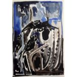 Attributed to Patrick Heron (1920-1999)watercolour on paperUntitledbears signature and dated '5712.5