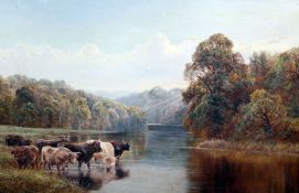 William Vivian Tippett (1833-1910)pair of oils on canvas'Friars Crag, Keswick' and 'Tortworth Lake'