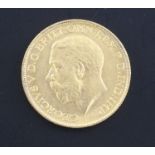 A George V gold sovereign 1925, London mint, NEF