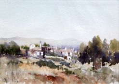 § Edward Seago (1910-1974)watercolour'Torremolinos'signed in pencil, Taylor Gallery label verso10.