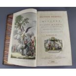 Hill, John, Sir - The British Herbal, First edition. Large folio, original sheep boards -