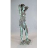 § Karin Jonzen (1914-1998)bronzed resinStanding female nudesignedheight 5ft