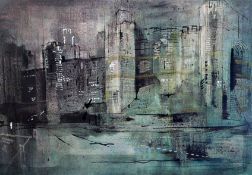 § John Piper (1903-1992)screenprintCaernarvon Castle (Levinson 200)signed in pencil, numbered 2/7020