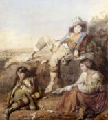 Elizabeth Murray (1815-1882)watercolour'The Victor'27.5 x 24.5in.