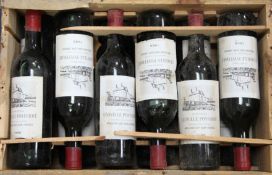 Twelve bottles of Chateau Leoville-Poyferré, 1966.