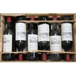 Twelve bottles of Chateau Leoville-Poyferré, 1966.