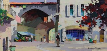 § Cecil Rochfort D'Oyly John (1906-1993)oil on canvasSt Paul de Vence between Nicé and