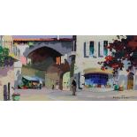 § Cecil Rochfort D'Oyly John (1906-1993)oil on canvasSt Paul de Vence between Nicé and