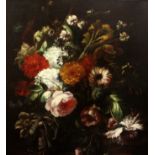 Manner of Mario Dei Fiori (1603-1673)oil on canvasStill life of flowers27 x 25in.