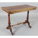 A late 19th century mahogany console table, from the collection of HRH The Duke of Edinburgh, with