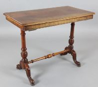 A late 19th century mahogany console table, from the collection of HRH The Duke of Edinburgh, with