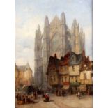 Lewis John Wood (1813-1901)oil on boardBeau... view of a cathedralsigned and inscribed verso15.5 x