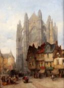 Lewis John Wood (1813-1901)oil on boardBeau... view of a cathedralsigned and inscribed verso15.5 x