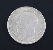 A George V florin 1925, GEF and lustrous, scarce in this grade