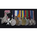 An Air Force Cross group of 9 medals to Sir Archibald Frederick Hordern C.B.E. comprising A.F.C (