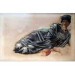 Sir Edward Coley Burne-Jones (1833-1898)pastel and watercolour on buff paperSketch of Lady Burne-