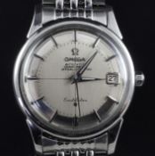 A gentleman's early 1960's stainless steel Omega Constellation Automatic Chronometer wrist watch