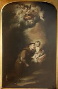 Antonio Estrada (19th/20thC) after Murillo (1617-1682)oil on canvas'The Vision of St Anthony of