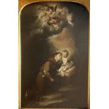 Antonio Estrada (19th/20thC) after Murillo (1617-1682)oil on canvas'The Vision of St Anthony of