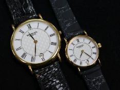 Two Raymond Weil watches.