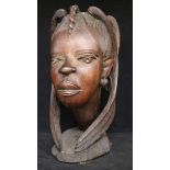 Nigerian carved bust