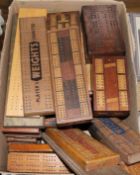 A collection of cribbage advertising boards