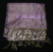 A silk scarf