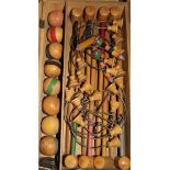 A box of French table croquet