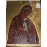 A 20th century Russian Orthodox icon, painted by Father David of Walsingham, Norfolk