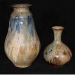 Two stoneware vases by Roger Guerin