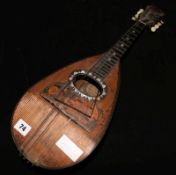 A Pietro Tonelli rosewood mandolin