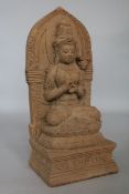 A stone buddha