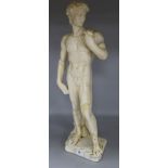 A pottery figure of David