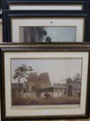 Five modern colour reprints, Views of India, after Daniell, largest 49 x 74cm