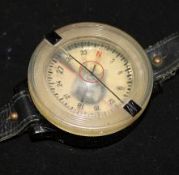 A German WWII Luftwaffe wrist compass