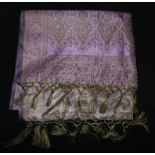 A silk scarf