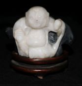 Chinese quartz figure of Budai