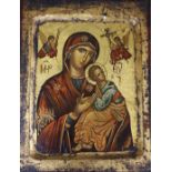 A 19th century Russian icon, unframed