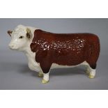 A Beswick model of a Hereford Bull