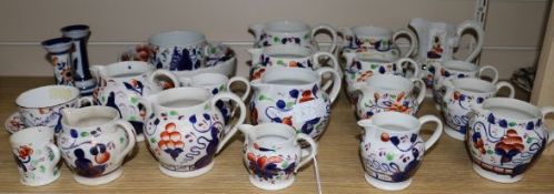 A collection of Swansea lustre pottery