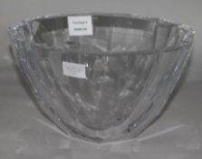 An Orrefors glass bowl