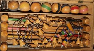 A box of French table croquet