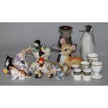 Beswick figure, Doulton Figure, Doulton vase, Beswick figures, Wade etc