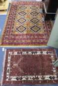 Two Eastern rugs, 190 x 125cm