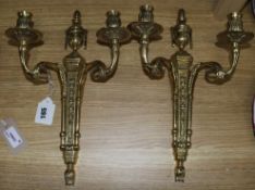 A pair of French wall sconces