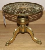 A brass trivet