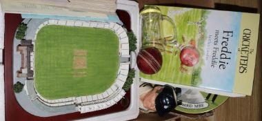 Cricket W G Print model Lords and mixed memorabilia
