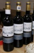 Six bottles of Bordeaux Claret