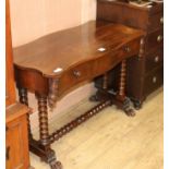 An early Victorian rosewood centre table, W.109cm